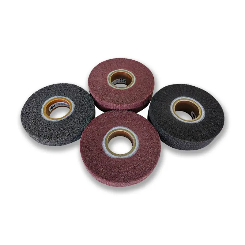 Roues à lamelles Nylon pour finition satinée
