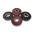 Nylon slat wheels for satin finish