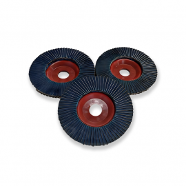 DISQUES A LAMELLES Zirconium plat Ø125 mm