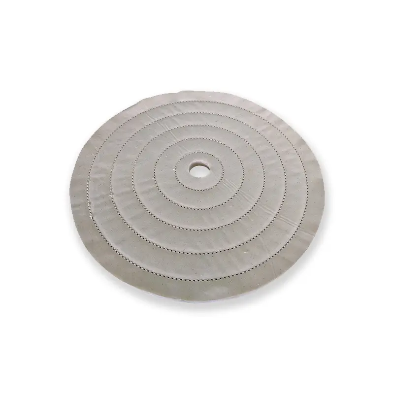 DISQUES DE POLISSAGE coton 5 coutures grand Ø