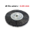 CIRCULAR BROSSES Stahl- oder Edelstahldraht Ø0.35mm