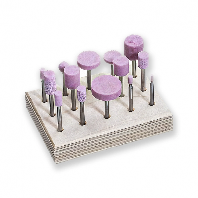 Kit of 14 wheels on stem - Ø3 EKR